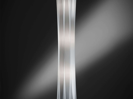 Φωτιστικό Δαπέδου Bach XL White Slamp Αλουμίνιο,Πολυπροπυλένιο