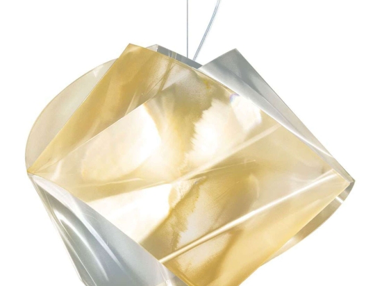 Φωτιστικό Οροφής Gemmy Prisma Gold Slamp Αλουμίνιο,Πολυπροπυλένιο