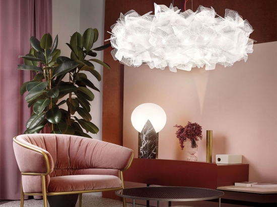 Φωτιστικό Οροφής  Clizia Large Pixel Red Wire Slamp Αλουμίνιο,Πολυπροπυλένιο