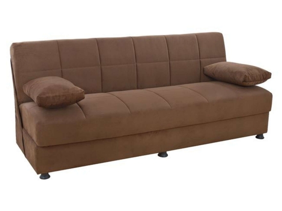 Καναπές Κρεβάτι Τριθέσιος Ege 1205 HM3067.02 Brown Ξύλο,Ύφασμα