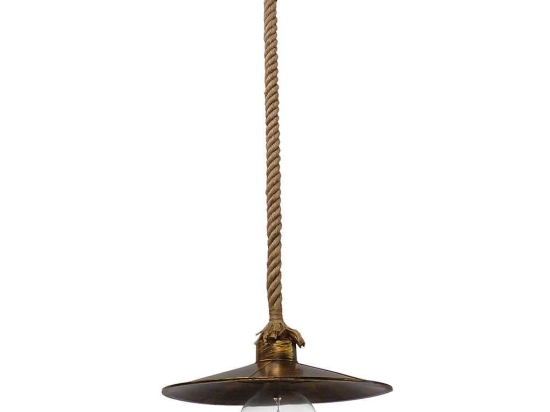 Φωτιστικό Οροφής UT-180Κ Rope UT-Bronze 31-0973 Heronia