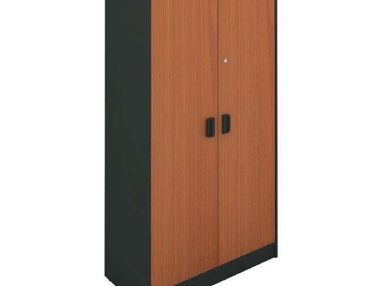 Ντουλάπα-A Γραφείου ΕΟ124,5New Grey-Cherry
