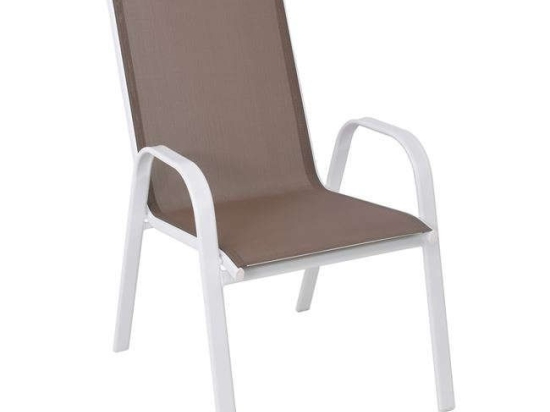 Πολυθρόνα Μεταλλική Rio Ε270,20 White-Cappuccino
