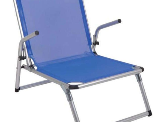 Πολυθρονάκι Παραλίας Briny Ε603,1 Blue Σετ 4τμχ