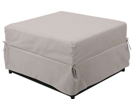 Σκαμπώ-Κρεβάτι Logan Ε9597,40 Ecru 72x65x42cm Μέταλλο,Ύφασμα