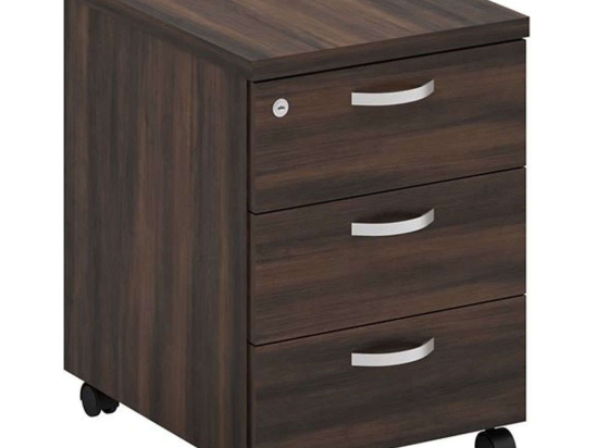 Συρταριέρα Τροχήλατη ΕΟ706,1 40x48x56cm Dark Walnut