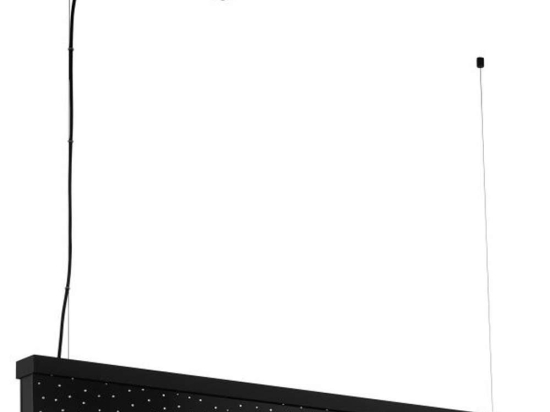 Φωτιστικό Οροφής 39826 Aurotonello Led Κρύσταλλο Black Eglo Μέταλλο,Γυαλί