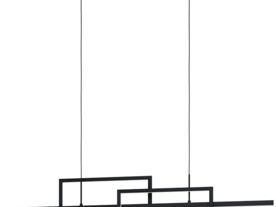 Φωτιστικό Οροφής - Ράγα 39797 Puebla Led L-1150 Black Eglo Μέταλλο,Πλαστικό