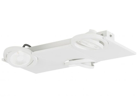Φωτιστικό Οροφής-Σποτ 39135 Brea Led/3 White Eglo Αλουμίνιο,Γυαλί