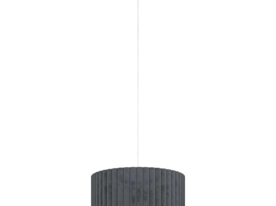 Φωτιστικό Οροφής 39774 Tamaresco E27/1 Nickel Satin-Grey Eglo Μέταλλο,Ύφασμα