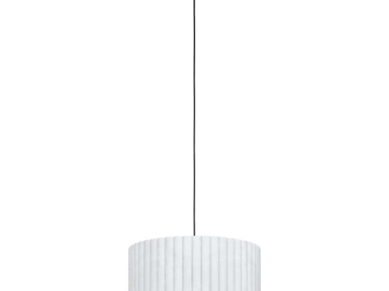 Φωτιστικό Οροφής 39765 Tamaresco E27/1 Brushed Brass-White Eglo Μέταλλο,Ύφασμα