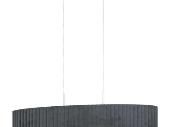 Φωτιστικό Οροφής - Ράγα 39773 Tamaresco E27/2 Nickel Satin-Grey Eglo Μέταλλο,Ύφασμα