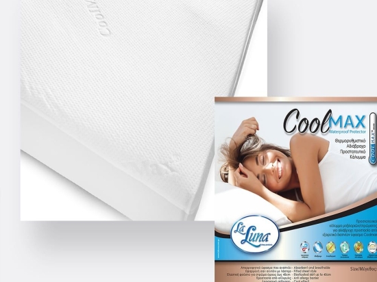 Επίστρωμα Aδιάβροχο Coolmax La Luna Υπέρδιπλο Coollmax, Polyester