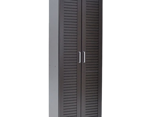 Παπουτσοθήκη-ντουλάπα SANTE pakoworld 21 ζεύγων χρώμα wenge 60x37x183εκ