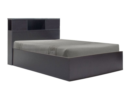 Κρεβάτι  OLYMPUS pakoworld σε χρώμα wenge 120x200εκ