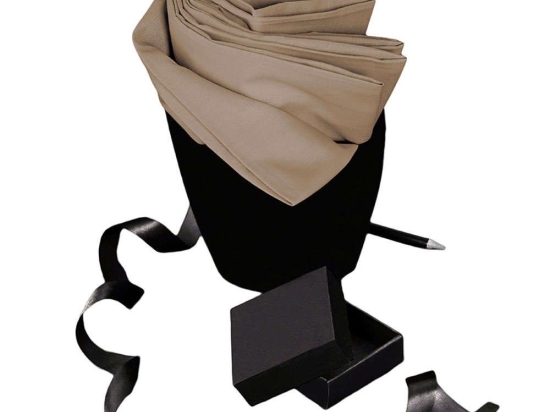 Σεντόνι Urban Flat Mocca Melinen Υπέρδιπλο 205x260cm 100% Βαμβάκι