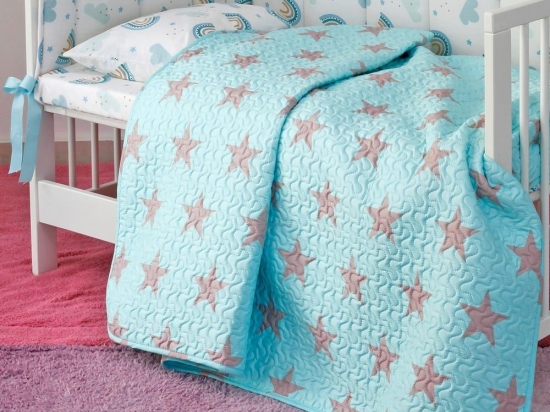 Κουβερλί Βρεφικό Star Boy Ciel Melinen Microfiber