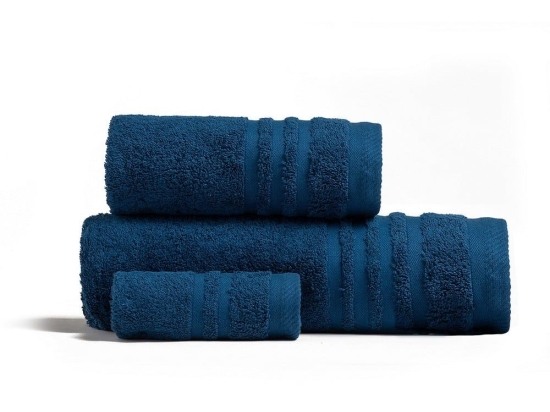 Πετσέτα Premio Dark Blue Melinen Χεριών 30x50cm 100% Πενιέ Βαμβάκι