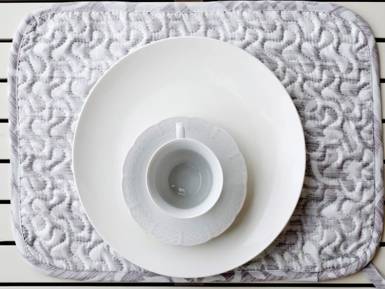 Σουπλά Madison Light Grey Melinen Microfiber