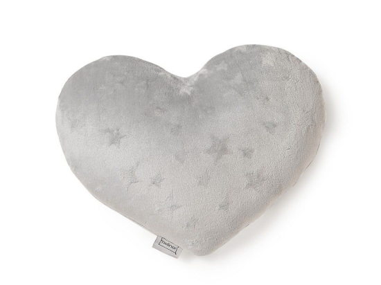 Μαξιλάρι Διακοσμητικό Παιδικό (Με Γέμιση) Starito Heart Silver Melinen 45X45 Πολυέστερ
