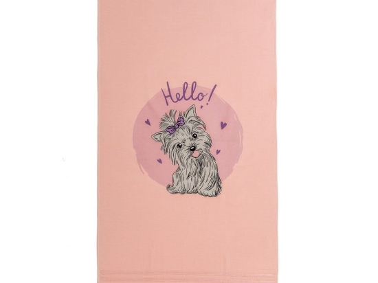 Πετσέτα Θαλάσσης Παιδική Puppy Pink Melinen Θαλάσσης 70x120cm 100% Βαμβάκι