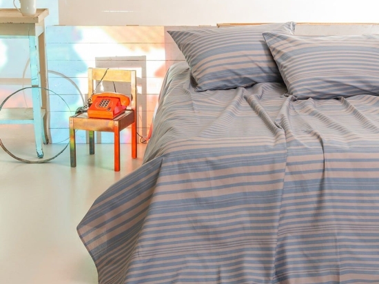 Σεντόνι Stripe Urban Line Mixology Jean Melinen Μονό 170x270cm 100% Βαμβάκι