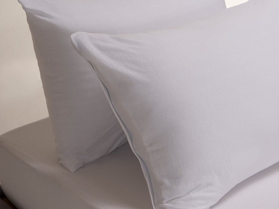 Κατωσέντονο Jersey Με Λάστιχο (Σετ 2τμχ) White Melinen Μονό 100x225cm 100% Βαμβάκι