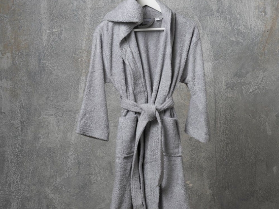 Μπουρνούζι Παιδικό Liberty Light Grey Melinen