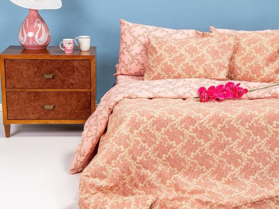 Παπλωματοθήκη Zelda Pink Melinen Μονό 160x245cm 100% Βαμβάκι