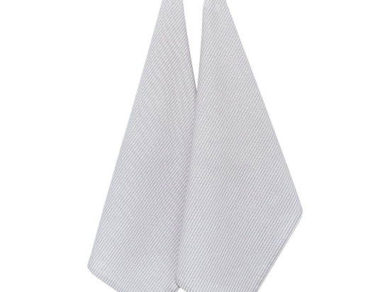 Πετσέτες Κουζίνας Doris (Σετ 2τμχ) Grey Melinen 45x65cm 100% Βαμβάκι