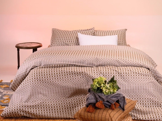 Σεντόνια Φανελένια Alto (Σετ 3τμχ) Beige Melinen Μονό 170x260cm 100% Βαμβακερή Φανέλα