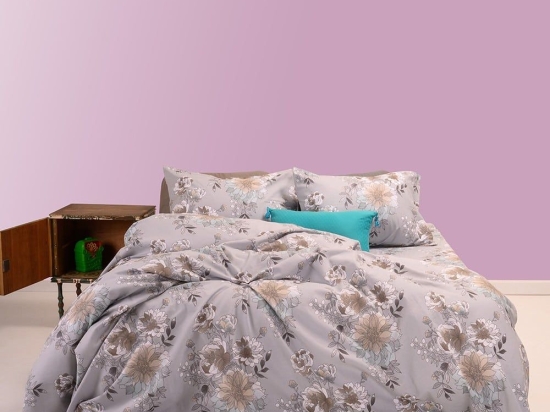 Σεντόνια Φανελένια Lisa (Σετ 4τμχ) Aqua Melinen King Size 270x260cm 100% Βαμβακερή Φανέλα
