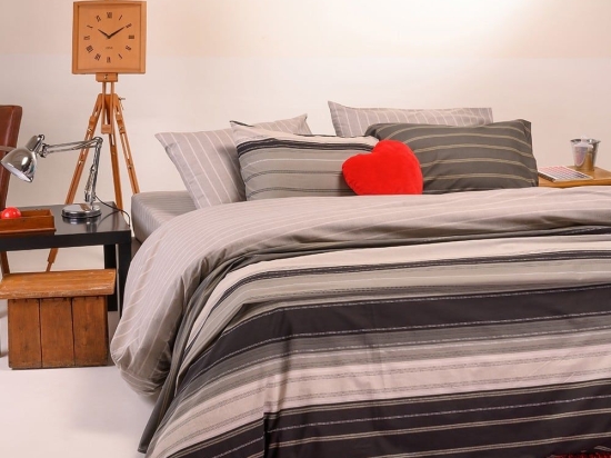 Σεντόνια Suman (Σετ 4τμχ) Grey Melinen King Size 260x270cm Βαμβάκι-Πολυέστερ