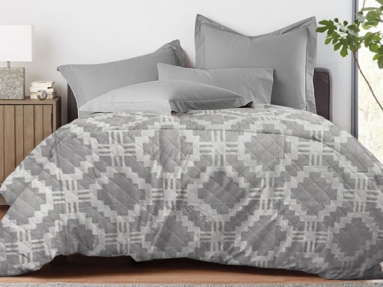 Tns Home Κουβερλί Μονό 160×220 - Cubie Γκρι