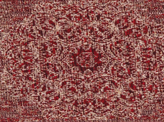 Borea Ριχτάρι Σενίλ Πολυθρόνας Arabesk 180 x 180 cm Μπορντώ