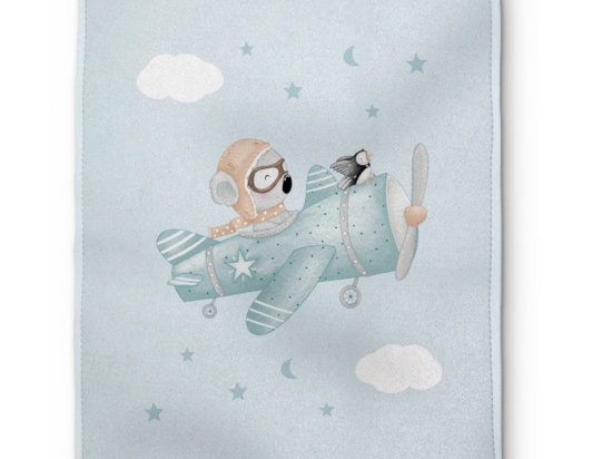 Borea Κουβέρτα Aviator Μονή 150 x 220 cm Πετρόλ