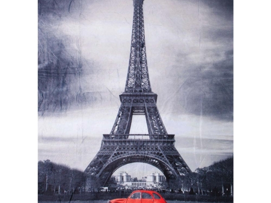 Borea Κουβέρτα 3D Eiffel Μονή 160 x 220 cm Γκρι