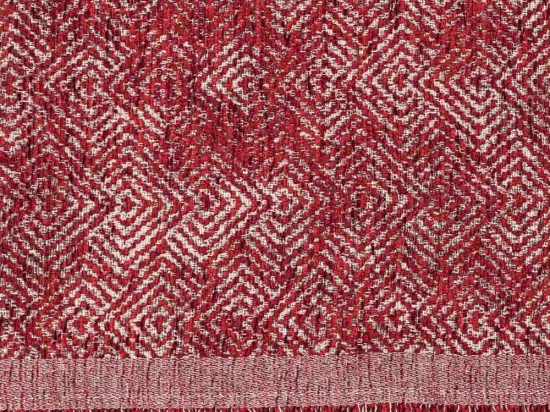Borea Ριχτάρι Σενίλ Τετραθέσιο Gemma 180 x 350 cm Μπορντώ