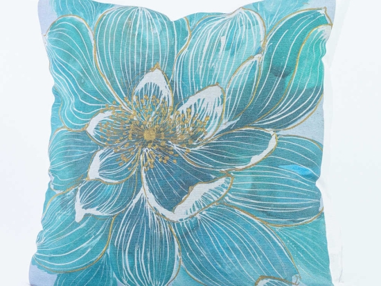 Borea Μαξιλάρι Διακοσμητικό Printed Σχέδιο 79 45 x 45 cm Λευκό
