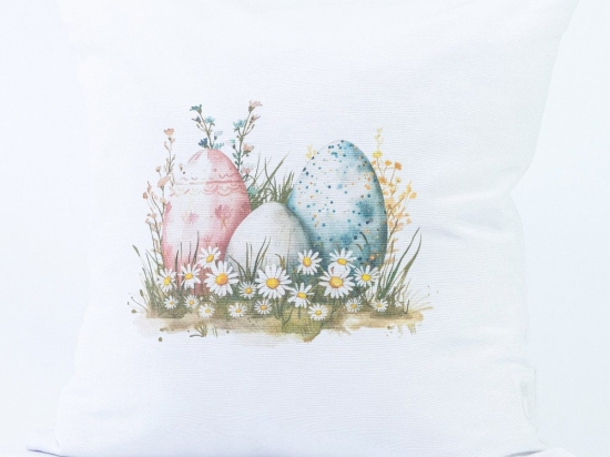 Borea Μαξιλάρι Διακοσμητικό Printed Σχέδιο 85 45 x 45 cm Λευκό