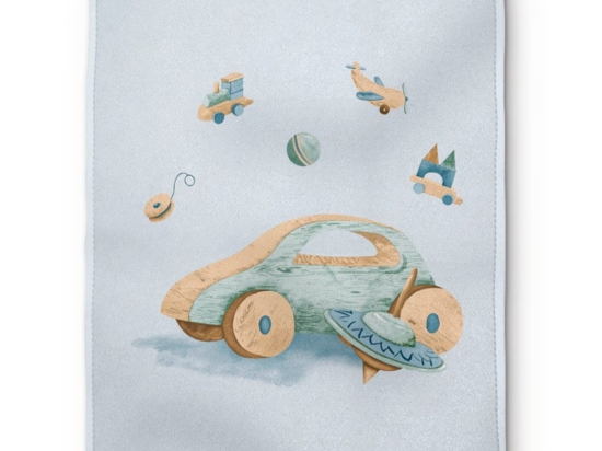 Borea Κουβέρτα Toys Μονή 150 x 220 cm Σιέλ