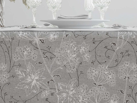 Borea Τραπεζομάντηλο Dandelion Γκρι 140 x 260 cm Γκρι