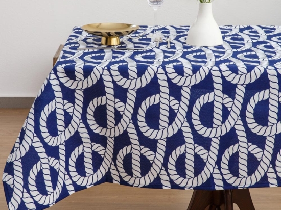 Borea Τραπεζομάντηλο Marino 140 x 140 cm Μπλε