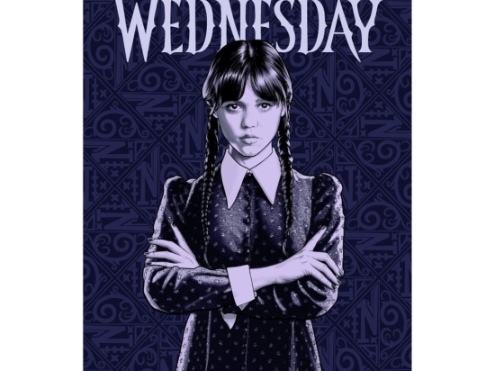 Borea Κουβέρτα Fleece Wednesday 100 x 150 cm Μωβ