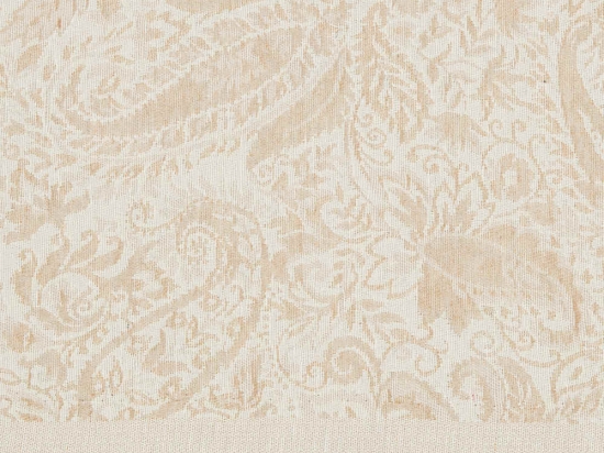 Borea Ριχτάρι Βαμβακερό Διθέσιο Paisley 180 x 250 cm Μπεζ