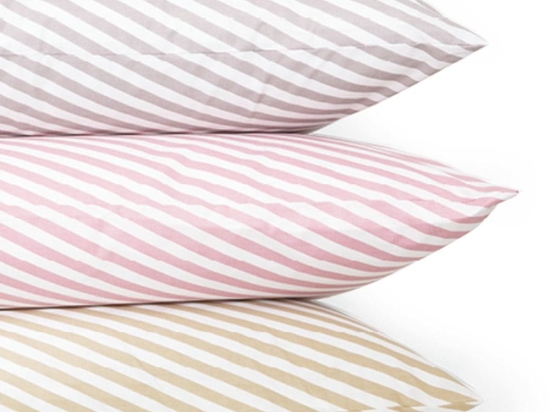 Borea Ζεύγος Μαξιλαροθήκες Mix & Match Diagonal (2) 50 x 70 cm Ροζέ
