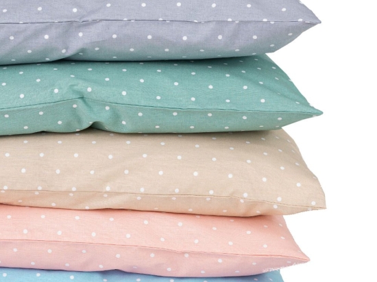 Borea Ζεύγος Μαξιλαροθήκες Mix & Match Πουά Νέο (2) 50 x 70 cm Γκρι