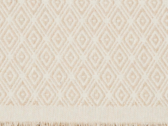 Borea Ριχτάρι Βαμβακερό Τριθέσιο Ikat 180 x 300 cm Εκρού