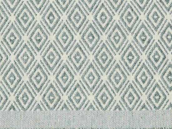 Borea Ριχτάρι Βαμβακερό Τετραθέσιο Ikat 180 x 350 cm Πετρόλ