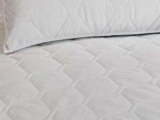 Borea Επίστρωμα Καπιτονέ Αδιάβροχο Polycotton 100 x 200 cm + 40 cm Λευκό
